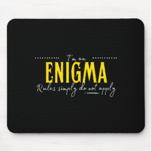 Enigma, de regels gelden gewoon niet muismat