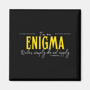 Enigma, de regels zijn gewoon niet van toepassing magneet
