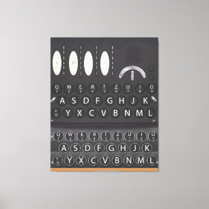 Enigma Machine Canvas Afdruk