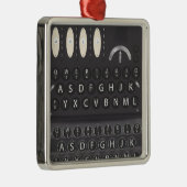 Enigma Machine Metalen Ornament (Rechts)