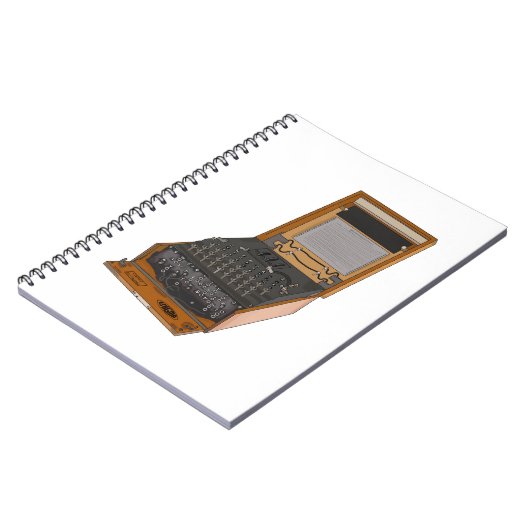 Enigma Machine Notitieboek (Linkerzijde)