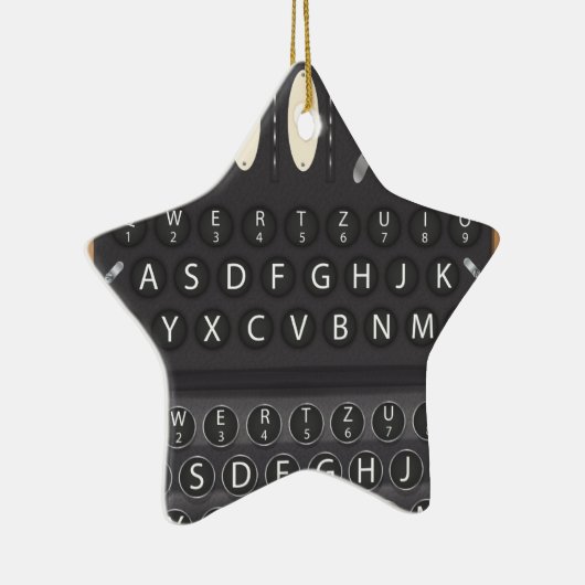 Enigma-machinetechnologie Keramisch Ornament (Rechts)