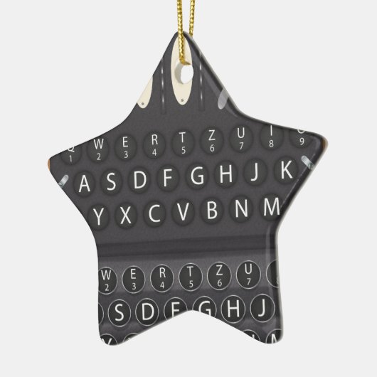 Enigma-machinetechnologie Keramisch Ornament (Links)