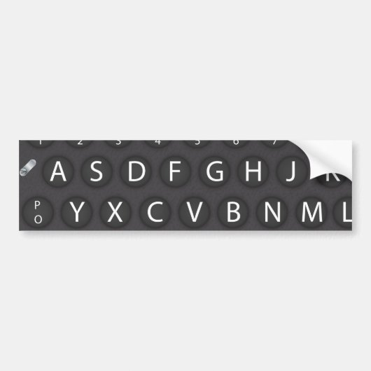 Enigmamachine Bumpersticker (Voorkant)