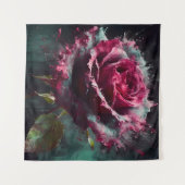 Enigmatic Baccara-Roos Wandkleed (Voorkant (horizontaal))