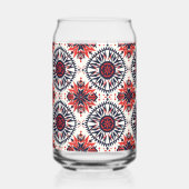 Enigmatic Blue "Cosmic Interlock" Glas Tu (Voorkant)