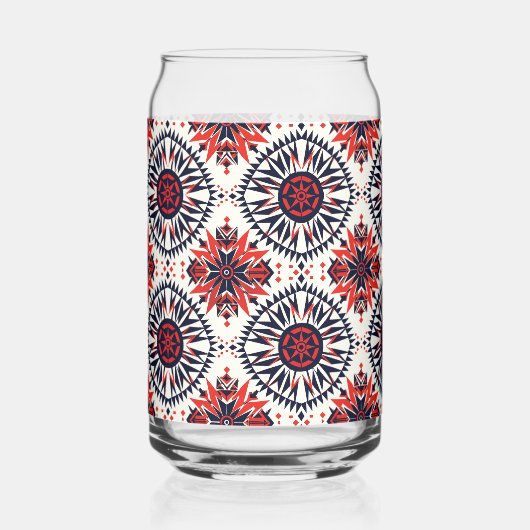 Enigmatic Blue "Cosmic Interlock" Glas Tu (Voorkant)