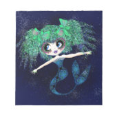 Enigmatic Kawaii Mermaid girly giften Notitieblok (Voorkant)