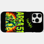 Enigmatische aliens verschijnen in de buurt van Ar Case-Mate iPhone Case (Achterkant (horizontaal))