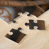 Enigmatische Bleke Schoonheid Kaneel Muse Legpuzzel (Zijkant)