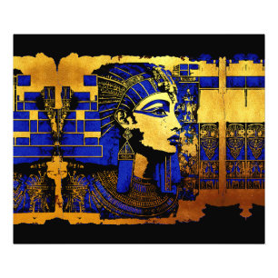 Enigmatische Egyptische faraonische manuscripten Foto Afdruk