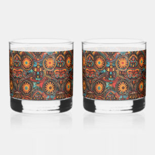 Enigmatische kobalt "Tijdloze voorouderlijke afdru Whisky Glas
