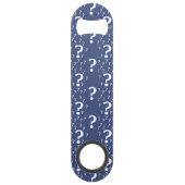 Énigme point d'interrogation casse-tête bleu (Dos)