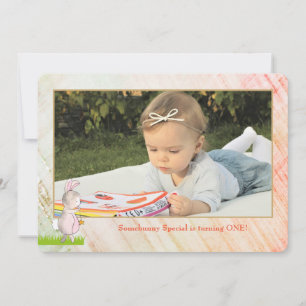 Enigszins Foto Birthday Uitnodiging