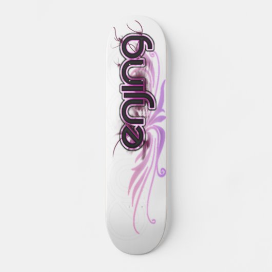 Enjing Board: Roze voor de dames Skateboard (Voorkant)