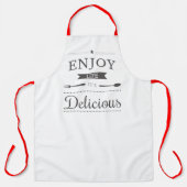 Enjot Life is heerlijk Schort (Voorkant)