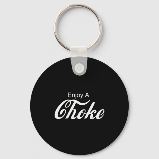 Enjoy A Choke Funny Jiu Jitsu Mma Sleutelhanger (Voorkant)