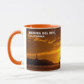 Enjoy Every Sunset - MARINA DEL REY, CA Mug (Gauche)
