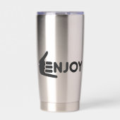 Enjoy T-Shirt Geïsoleerde Drinkbeker (Voorkant)