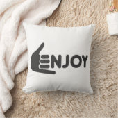 Enjoy T-Shirt Kussen (Deken)
