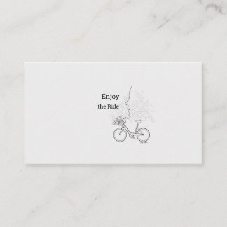  Enjoy the Ride: Minimalist DAILYMIEN BusinessCard Visitekaartje