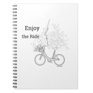 Enjoy the Ride: Minimalist DAILYMIEN Notebook Notitieboek