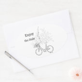  Enjoy the Ride: Minimalist DAILYMIEN  Sticker  (Enveloppe)