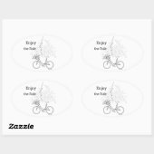  Enjoy the Ride: Minimalist DAILYMIEN  Sticker  (Feuille)