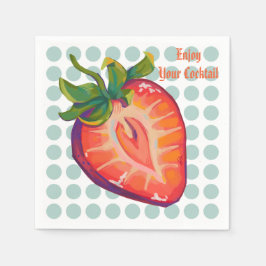 Enjoy your cocktail, Strawberry Servet