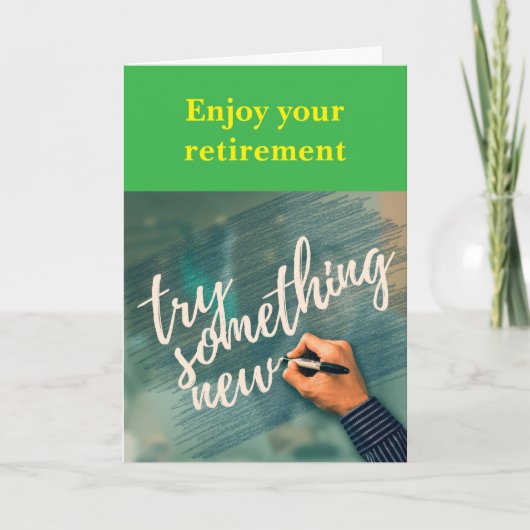 Enjoy your retirement. kaart (Voorkant)