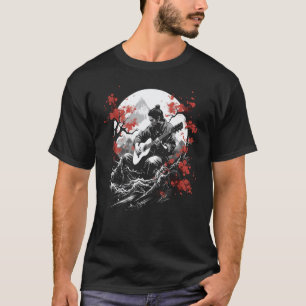Enka Japanse Ballad Muziek Japan Gitarist Berg T-shirt