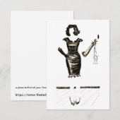 Enkel Bedankkaartje Bedankkaart (Voorkant / Achterkant)