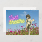 Enkel de  Engel verbreken veranderde Kunst Briefkaart (Voorkant / Achterkant)