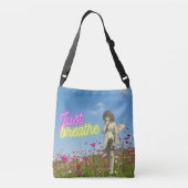 Enkel de  Engel verbreken veranderde Kunst Crossbody Tas (Achterkant)