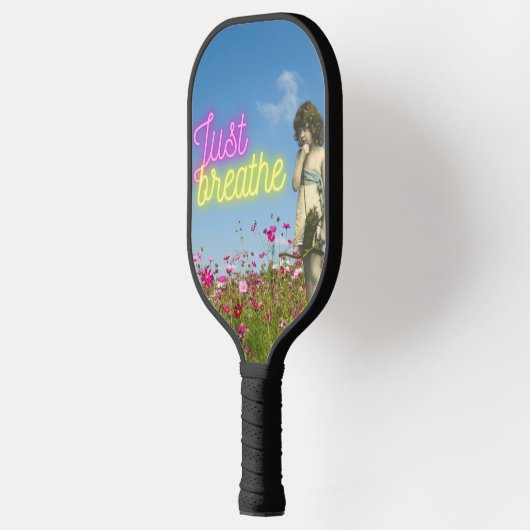 Enkel de  Engel verbreken veranderde Kunst Pickleball Paddle (Links)