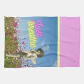 Enkel de Engel verbreken veranderde Kunst Theedoek (Horizontaal)