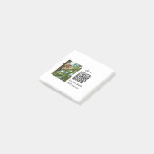 Enkel dier name details QR code add text foto Post-it® Notes (Schuin)