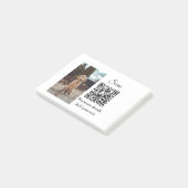 Enkel dier name details QR code add text foto Post-it® Notes (Schuin)