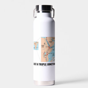 Enkel een drievoudige Junction Afar Triangle Geogr Waterfles