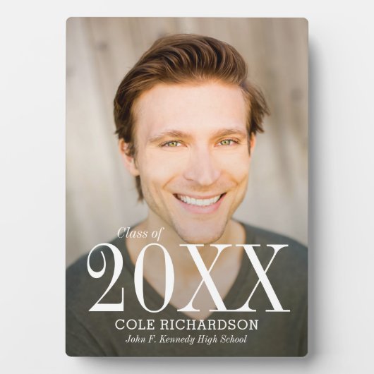 Enkel een tijdloze EDITABLE KLEURENSCHAP Afstudere Fotoplaat (voorkant)