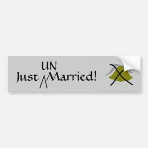 Enkel een VN-gehuwd - bumpersticker