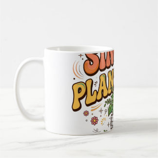 Enkel en het planten Retro Plant Pun T-shirt Koffiemok