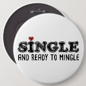 Enkel en klaar om te mengen ronde button 6,0 cm (Voorkant /achterkant)