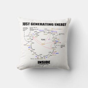 Enkel energie in krebs Cycle Humor Kussen