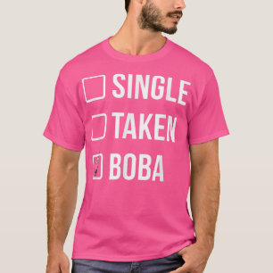 Enkel genomen Boba Tea Drink Tea Lover Tea Brewi T-shirt
