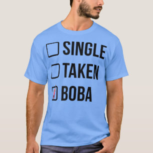 Enkel genomen Boba Tea Drink Tea Lover Tea Brewi T-shirt