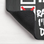 Enkel. Genomen. RAWR Ik ben een dinosaurus Muismat (Hoek)