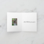 Enkel het denken aan u kaart (Binnen)