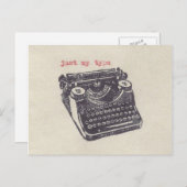 "enkel mijn type" briefkaart (Voorkant / Achterkant)