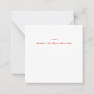 Enkel Notitiekaartje